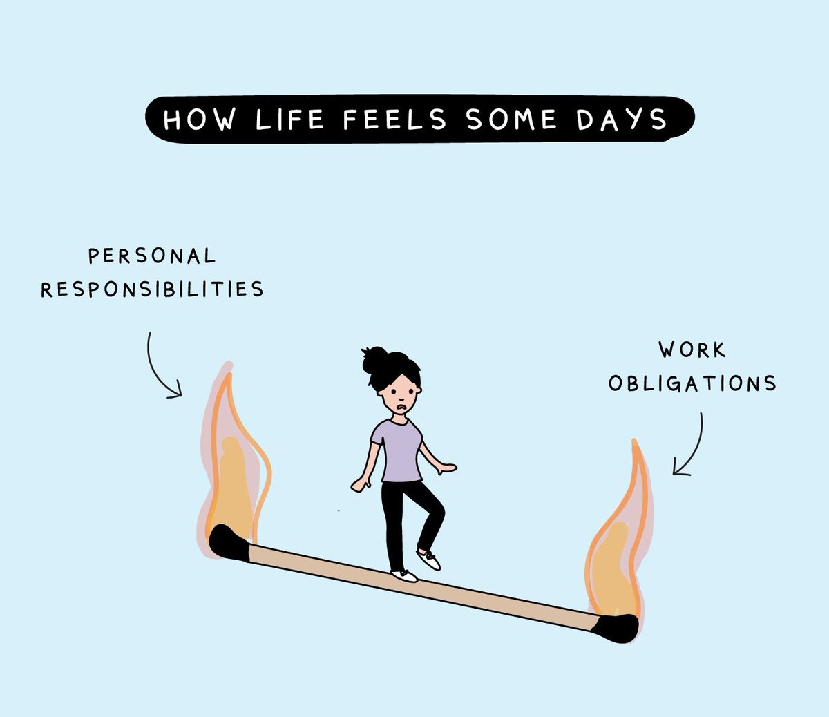 TSG_UK's tweet photo. Another great visual from @lizandmollie

#worklifebalance #equalibrium #burnout #homelife #worklife #balance https://t.co/Lr2RDXtWBY