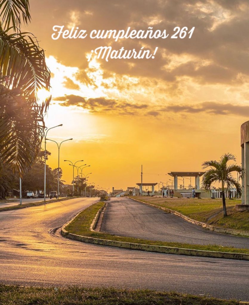 Que este 261 aniversario de nuestro amado Maturín esté enmarcado en el progreso, el desarrollo del Municipio para el bienestar de todos sus habitantes, y que sea el ejemplo a seguir de que aún con  nuestras diferencias, podemos lograr unirnos para el bien común. 
#261AñosMaturin