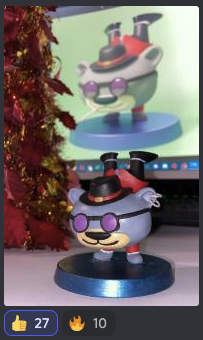 📣3D PRINTING CONTEST WINNERS📣

Congratulations to the winners of the 3D printing contest!

🥇 1st Place: 10 SOL prize
🥈 2nd Place: 5 SOL prize
🥉 3rd Place: 3 SOL prize

Inverse Bears are the only NFTs that exist on the block chain, in the metaverse and in the physical world!