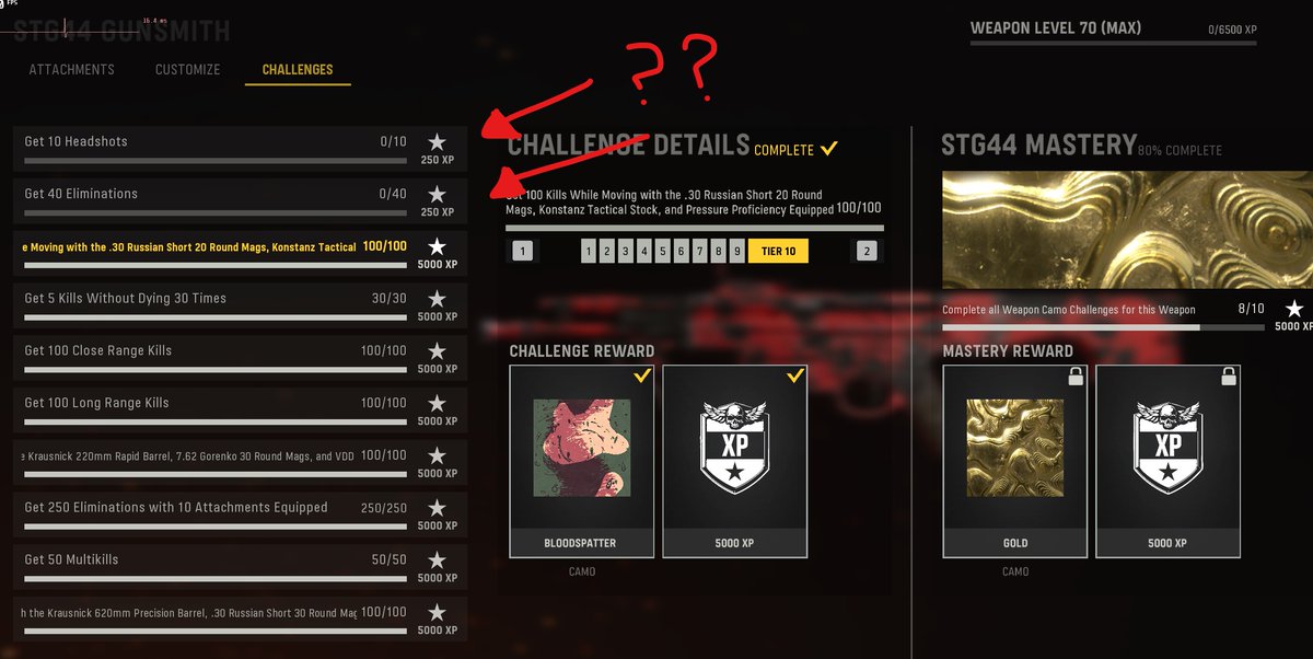 russian_vapor's tweet photo. I cant unlock Gold/Diamond/Atomic camo on my AR's Please fix!
#CallofDutyVanguard #CallOfDuty https://t.co/kkpX7zgmA9