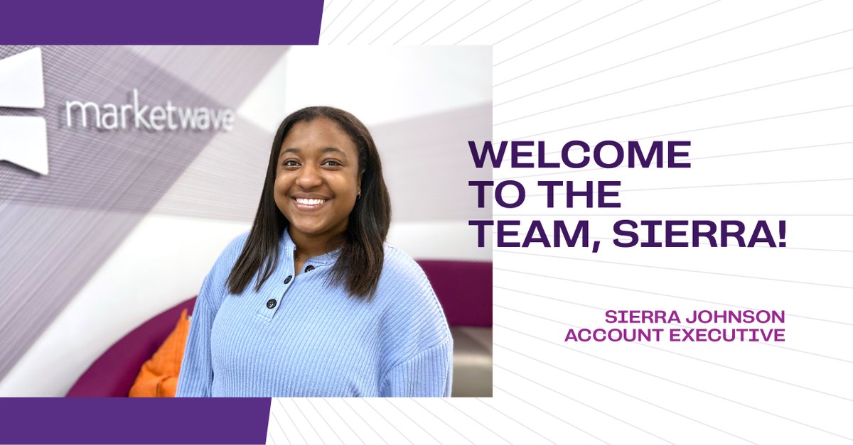 We are very excited to announce our recent hire and newest Marketwave Account Executive – everyone, meet Sierra Johnson! Sierra hails from Houston, is a proud UNT Mean Green alum and brings a strong skillset of both marketing and PR to the table. Welcome to the team, Sierra!