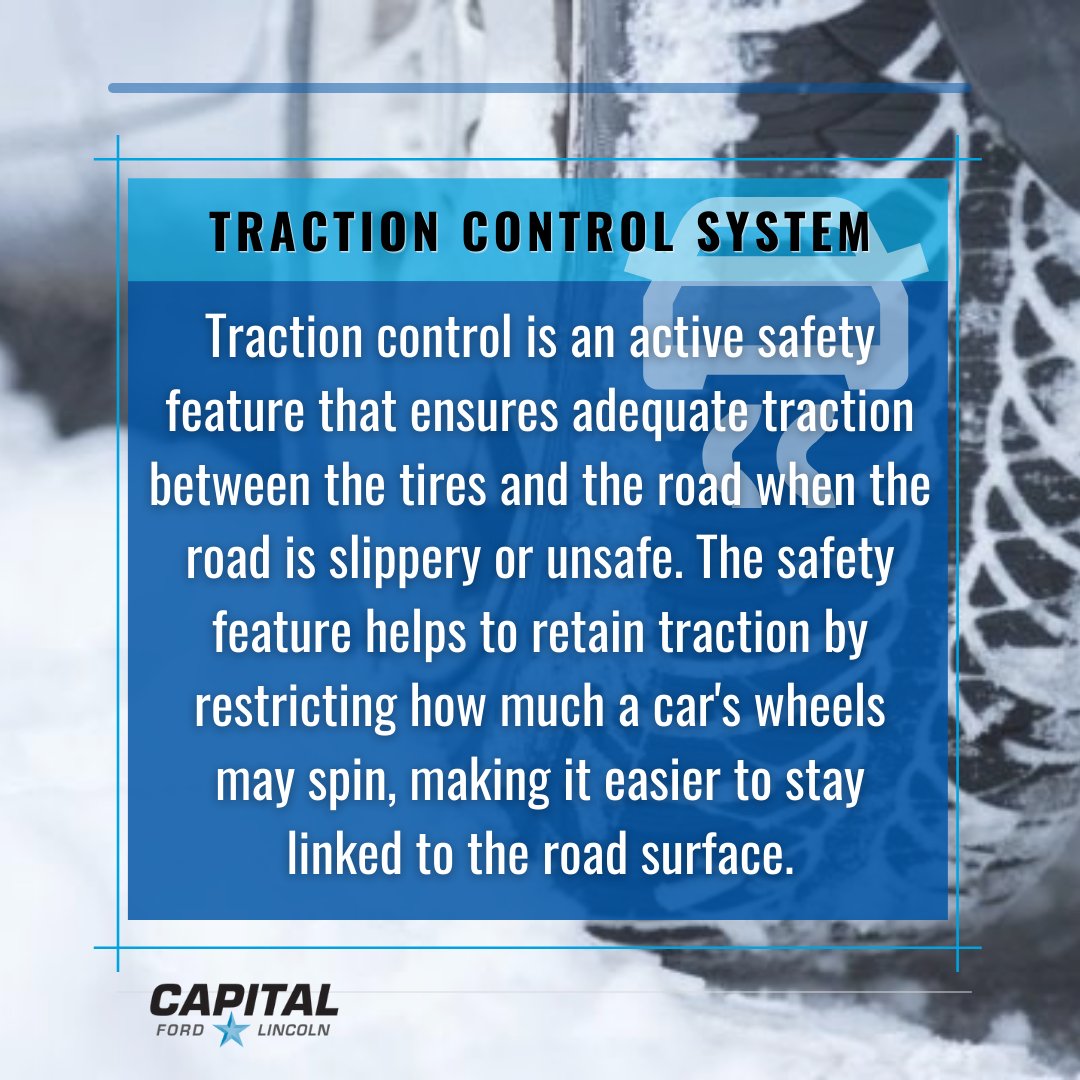CapitalFord's tweet image. Do some car terminologies sound like gibberish to you? In #TerminologyTuesday, we'll explain some car terms so you know what they mean and do for you and your vehicle. ✅ 

#CapitalFord #TractionControlSystem