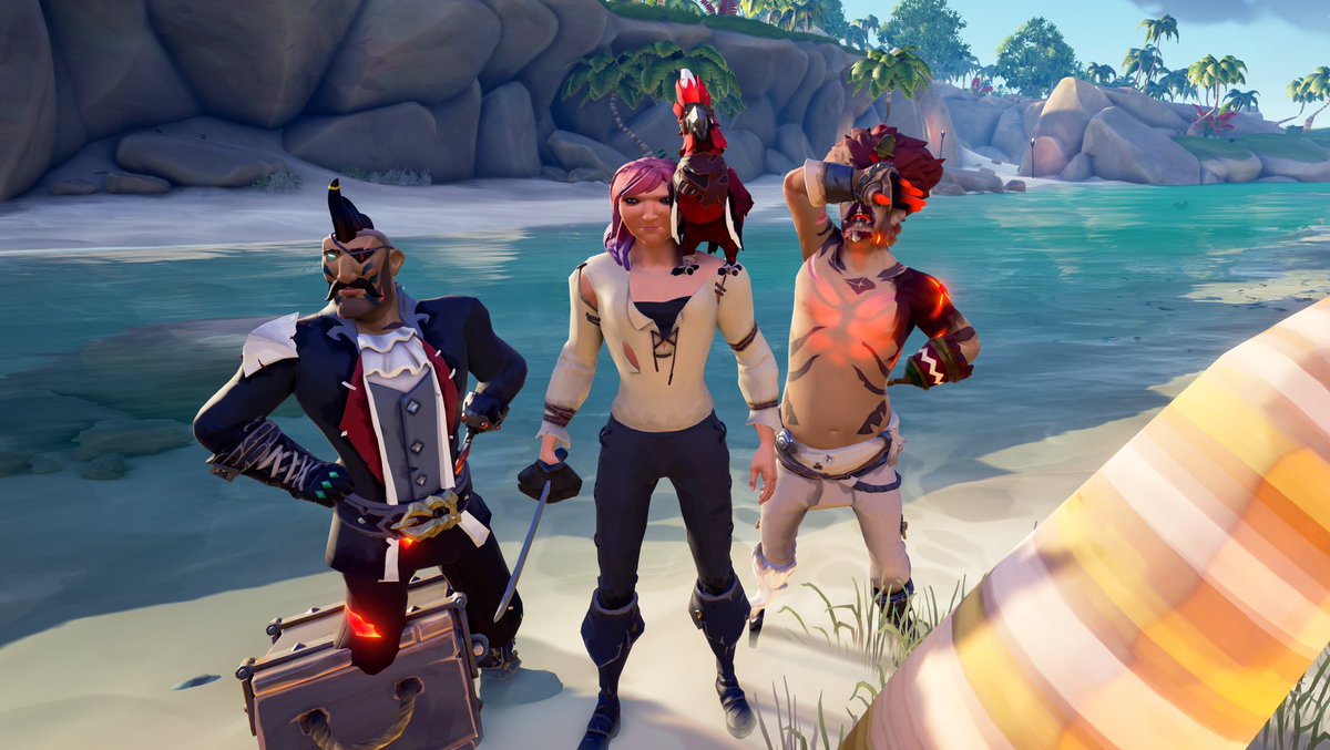 Ok <a href="/RareLtd/">Rare Ltd.</a> is it too late to add a little addition in the pet radial department? 🙏🏻

Who thinks we should have an option that would allow us to place our pet birds onto our shoulders? 🦜 🏴‍☠️ #ParrotsArePirates too <a href="/SeaOfThieves/">Sea of Thieves</a>