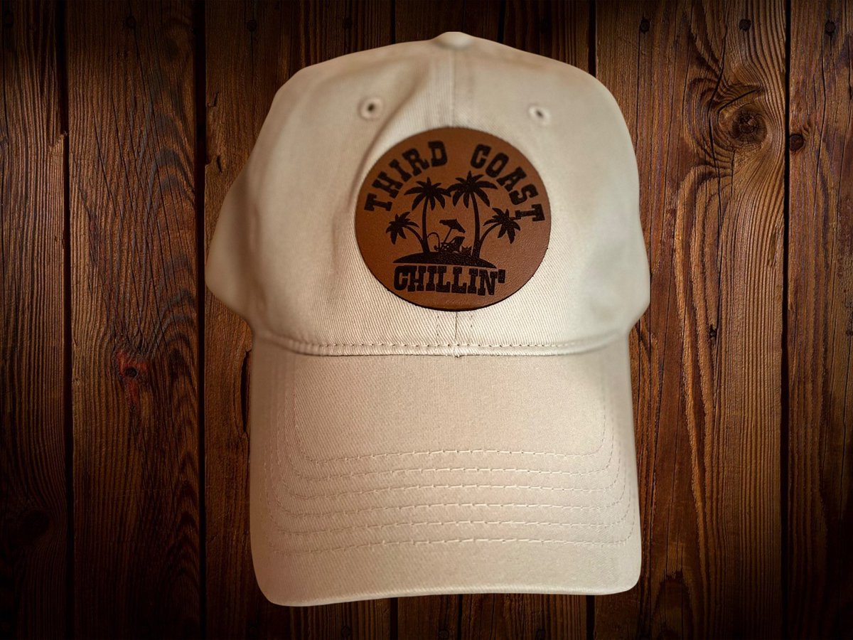 ChillinThird's tweet image. New leather patch hats!!! thirdcoastChillin.net