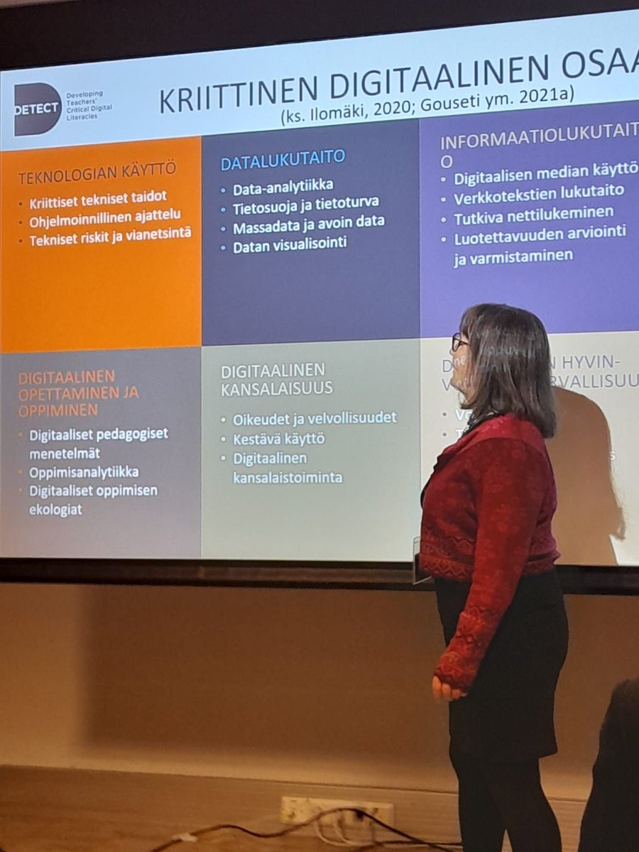 Detect project (@detect_project) on Twitter photo The #CriticalDigitalLiteracies framework of <a href="/detect_project/">Detect project</a> was introduced last week in the <a href="/itk2020/">Itk2020</a> Conference by <a href="/lilomaki/">Liisa Ilomäki</a> and <a href="/MinnaHL/">Minna Lakkala</a> for an audience of Finnish teachers, trainers, researchers and policy makers. Photo by <a href="/HeliHottinen/">Heli Hottinen-Puukko</a> from <a href="/HyPlus/">HyPlus</a>. detectproject.eu The #CriticalDigitalLiteracies framework of <a href="/detect_project/">Detect project</a> was introduced last week in the <a href="/itk2020/">Itk2020</a> Conference by <a href="/lilomaki/">Liisa Ilomäki</a> and <a href="/MinnaHL/">Minna Lakkala</a> for an audience of Finnish teachers, trainers, researchers and policy makers. Photo by <a href="/HeliHottinen/">Heli Hottinen-Puukko</a> from <a href="/HyPlus/">HyPlus</a>. detectproject.eu