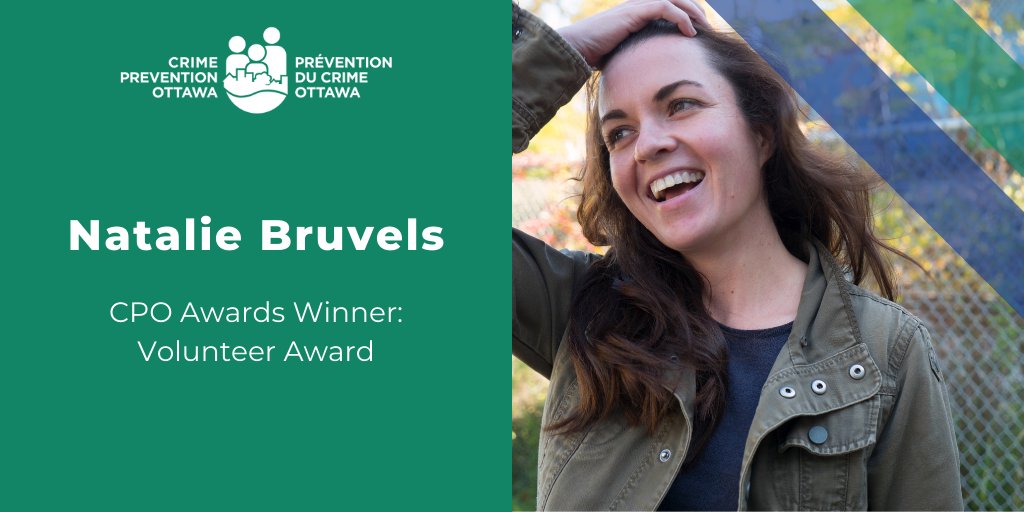 Meet Natalie Bruvels, our Volunteer Award winner! <a href="/nataliebruvels/">natalie bruvels</a> is an active and enthusiastic supporter of youth and community safety. #CPOAwards (1/3)