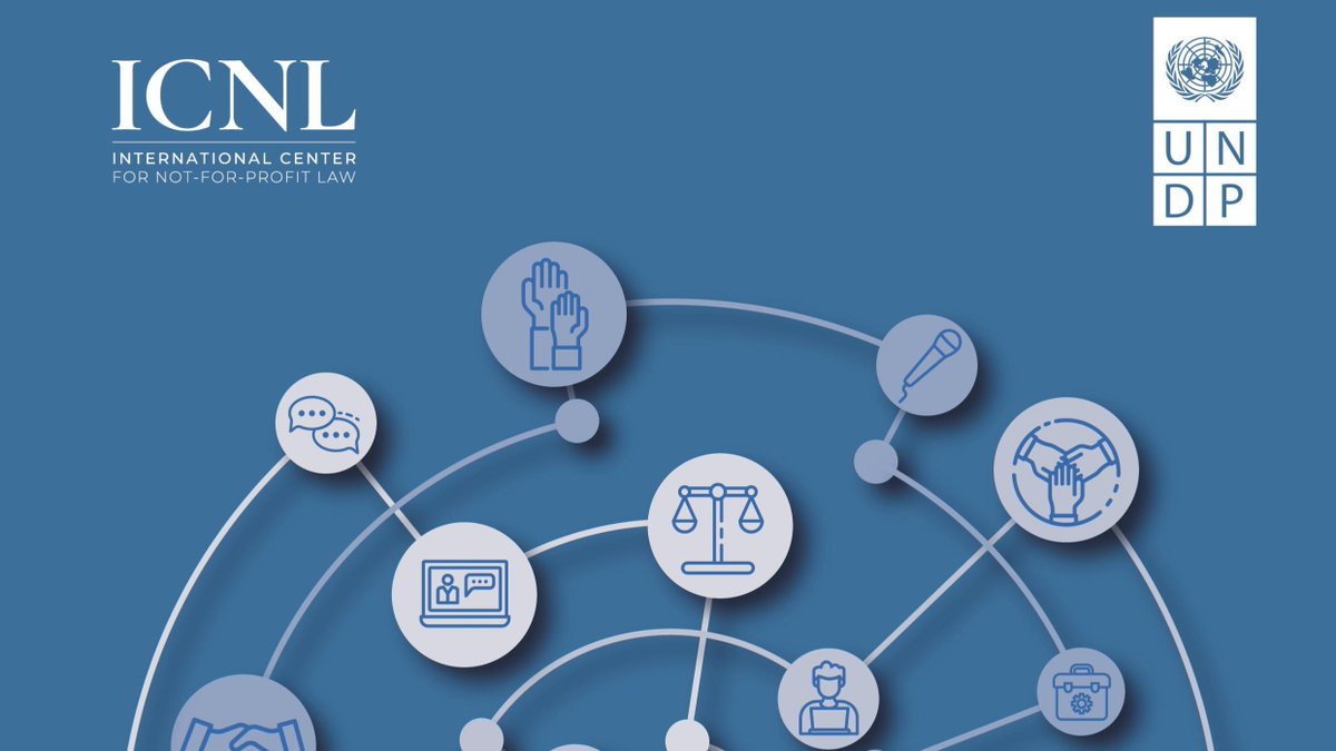 UNDPgov's tweet image. Conducive legal frameworks are key to protect and promote civic freedoms.

@UNDP and @ICNLAlliance have produced a toolkit on ensuring that national regulatory frameworks are in line with international human rights standards relevant to civic space.

👉 bit.ly/3pwV4o5