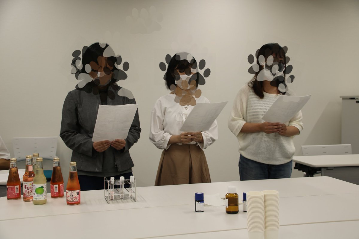 FoodInnovating's tweet image. 時系列は前後しますが写真投下しておきます…！！
発表やら試飲やら忙しいときもありますが皆で楽しく作ってます😃