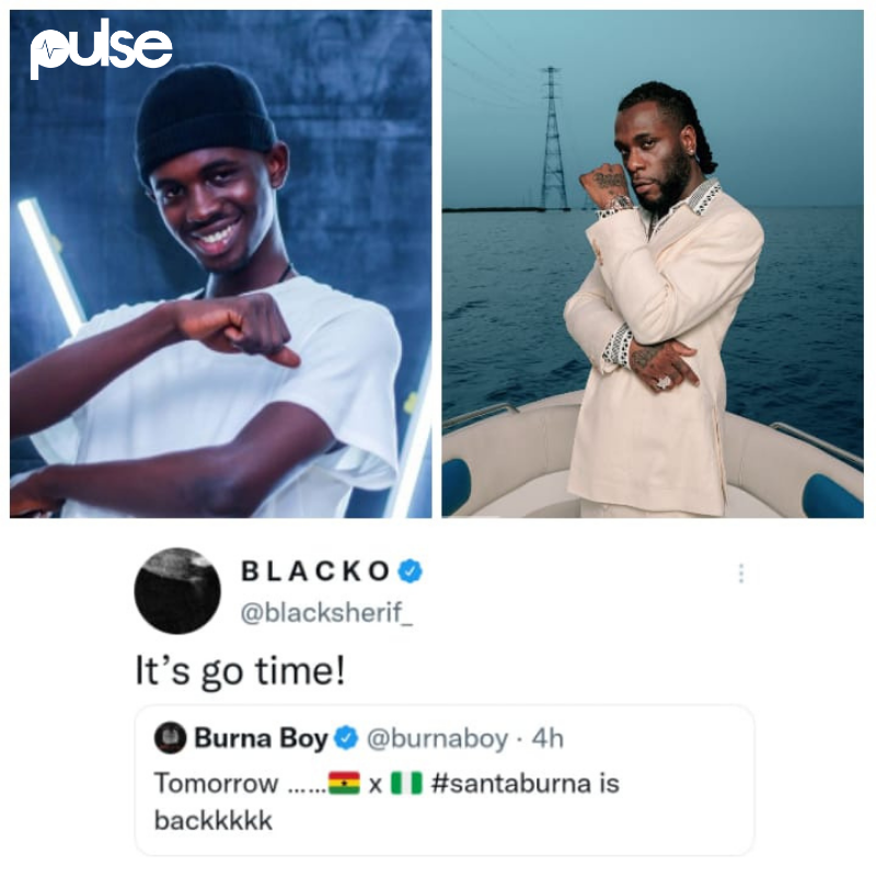PulseGhana's tweet photo. Who is ready for @blacksherif_ x @burnaboy?

#PulseCelebs #SecondSermonRemix https://t.co/HMlN1DICXD