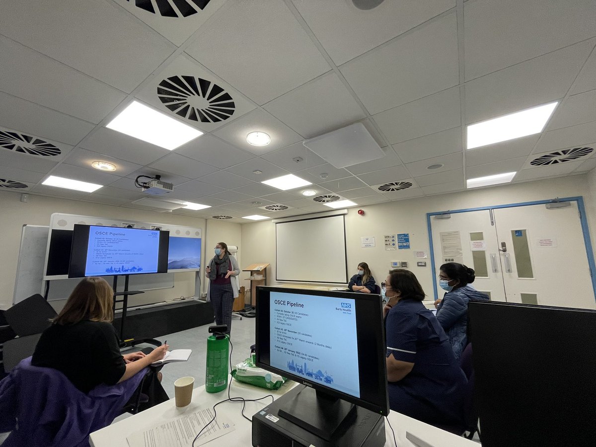 Thank you to all who attended the OSCE Train The Trainer session yesterday in Whipps Cross Hospital. It was great to see positive responses on how to support our IENs. Looking forward to the WXH IEN working group tomorrow. <a href="/CGZimuto/">Cynthia Zimuto</a> <a href="/HafsoaBahmed/">Hafsoa</a> <a href="/nickydriley/">Nicky Riley</a> <a href="/AndroMasilungan/">Andro Masilungan</a>