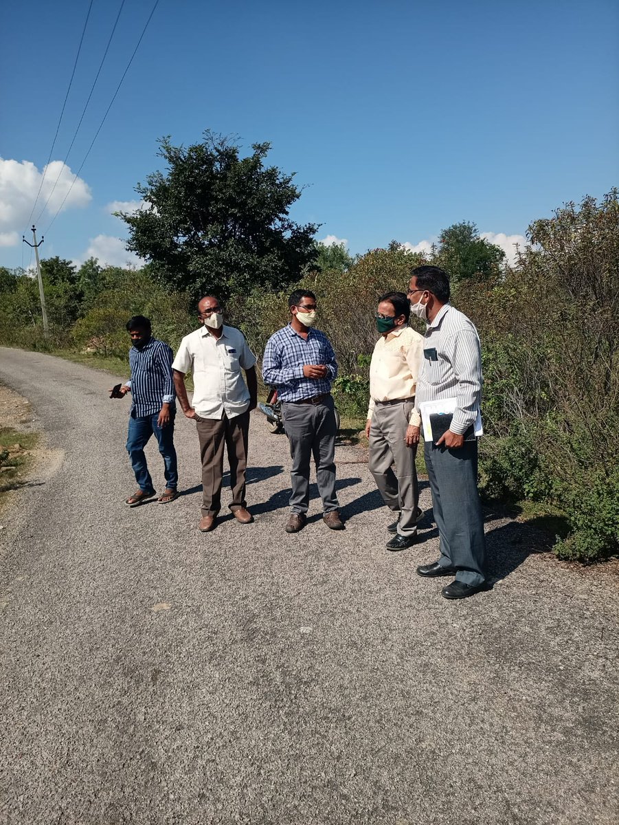 Dhanunj55557363's tweet photo. @mb_telangana @KrupkarReddy @SmitaSabharwal @DayakarRao2019 Sir, 100days crash program,  AKBR, CE-2 sir and SE yadadri sir inspection of Chitriyala segment of Devarakonda constituency, Nalgonda district https://t.co/QbEd735kA7