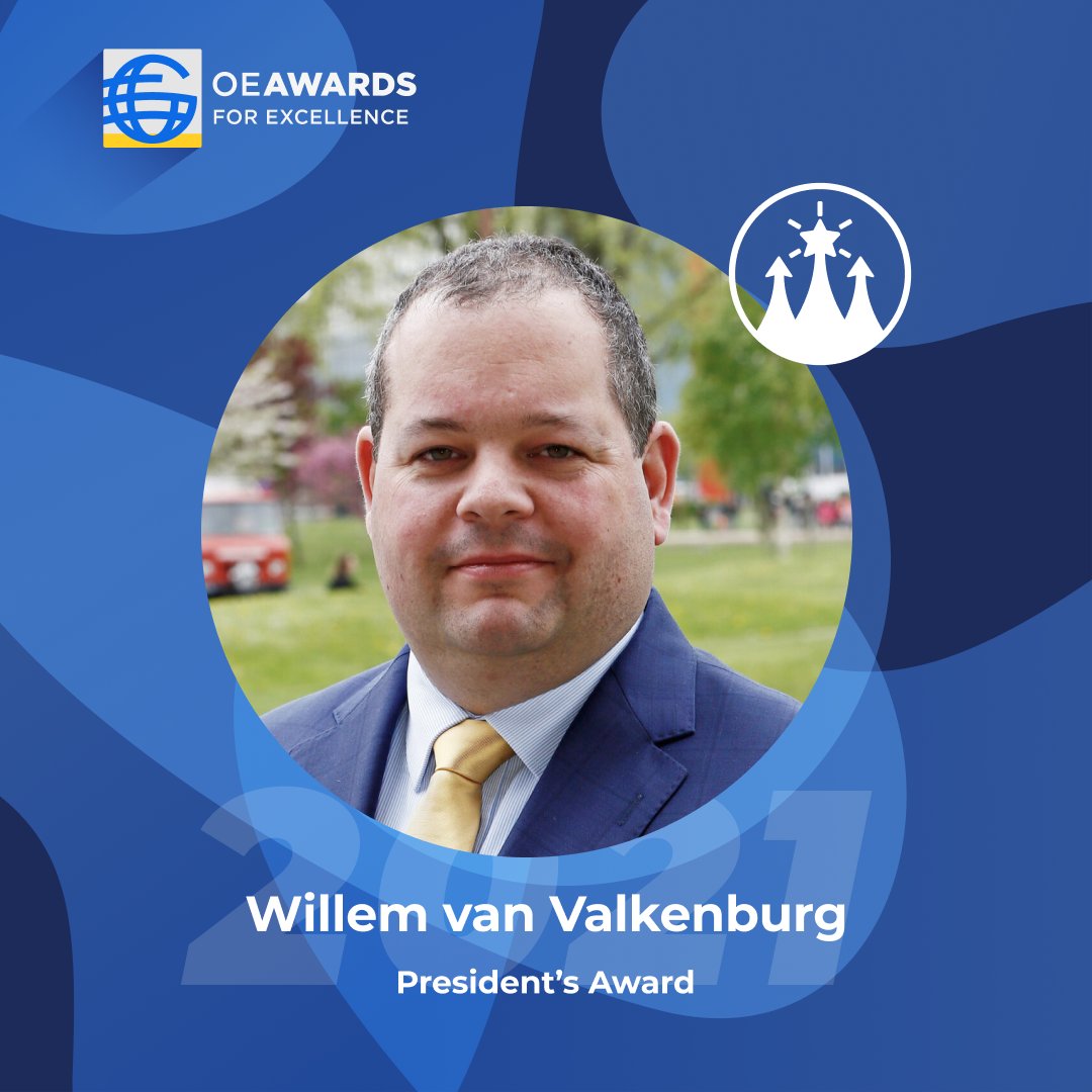 Open Education Global (@openedglobal) on Twitter photo Hot of the OEAwards21 presses President Award winner for 2021 goes to <a href="/wfvanvalkenburg/">@wfvanvalkenburg.bsky.social</a> Congratulations Willem ... what an inspirational leader! Hot of the OEAwards21 presses President Award winner for 2021 goes to <a href="/wfvanvalkenburg/">@wfvanvalkenburg.bsky.social</a> Congratulations Willem ... what an inspirational leader!