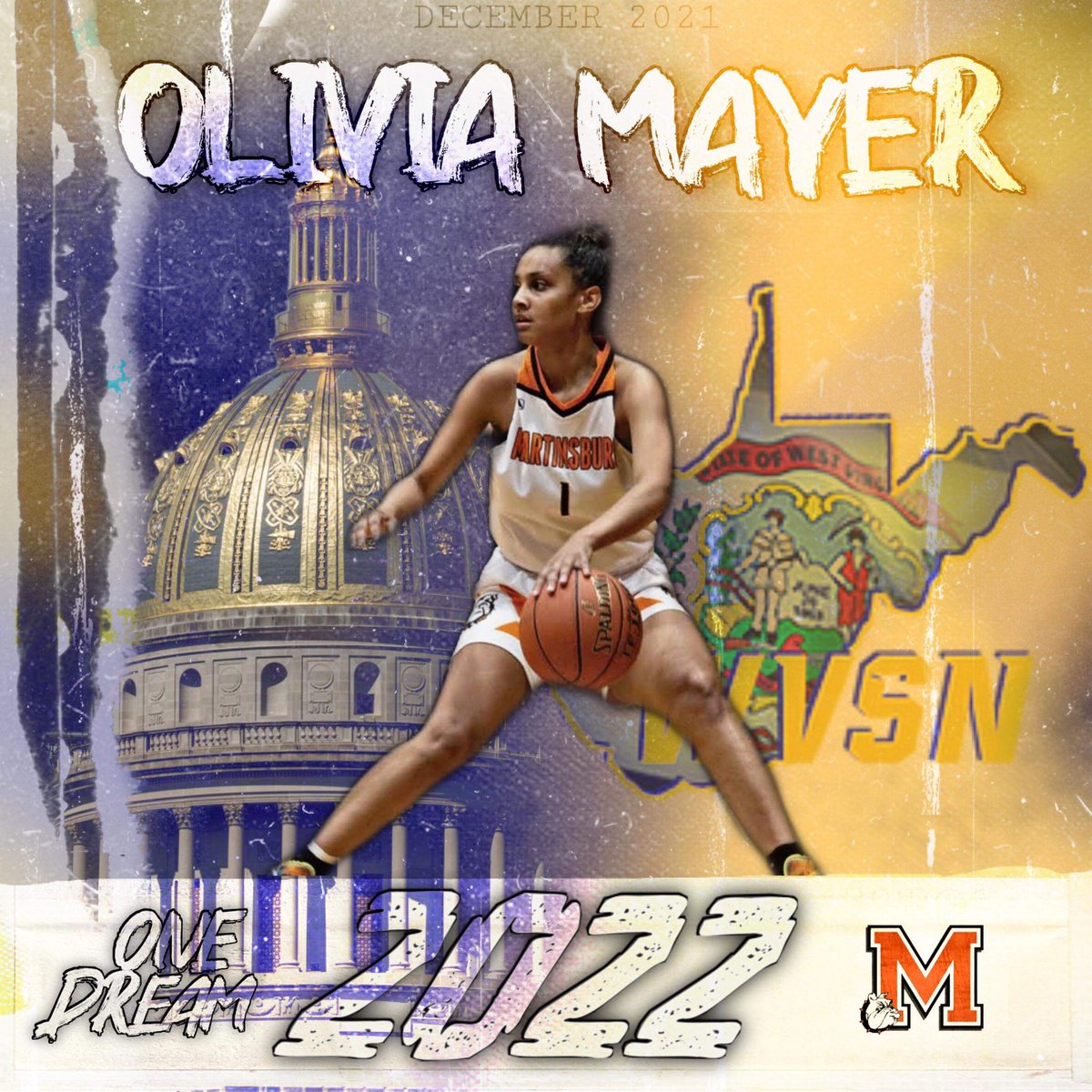As basketball gets rolling keep an eye on this young lady from Martinsburg. Olivia Mayer is a standout guard who can knock down shots and attack the rim. Get ready for a huge season.