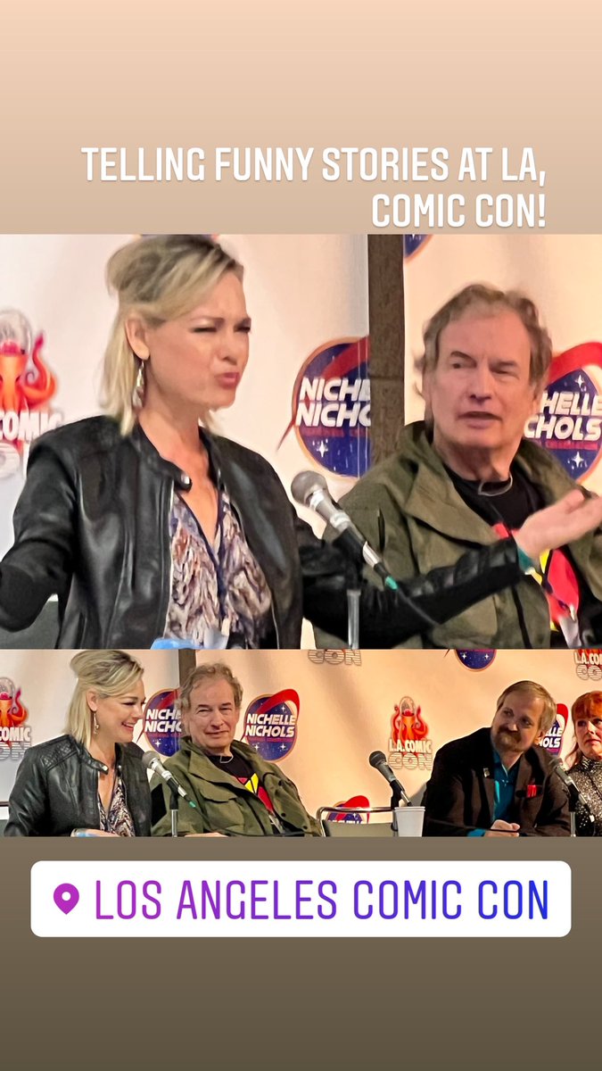 Having a great time at the #StarTrek panel tribute to <a href="/NichelleIsUhura/">Nichelle Nichols</a> at last weekend's #LAComicon <a href="/comicconla/">Los Angeles Comic Con</a>