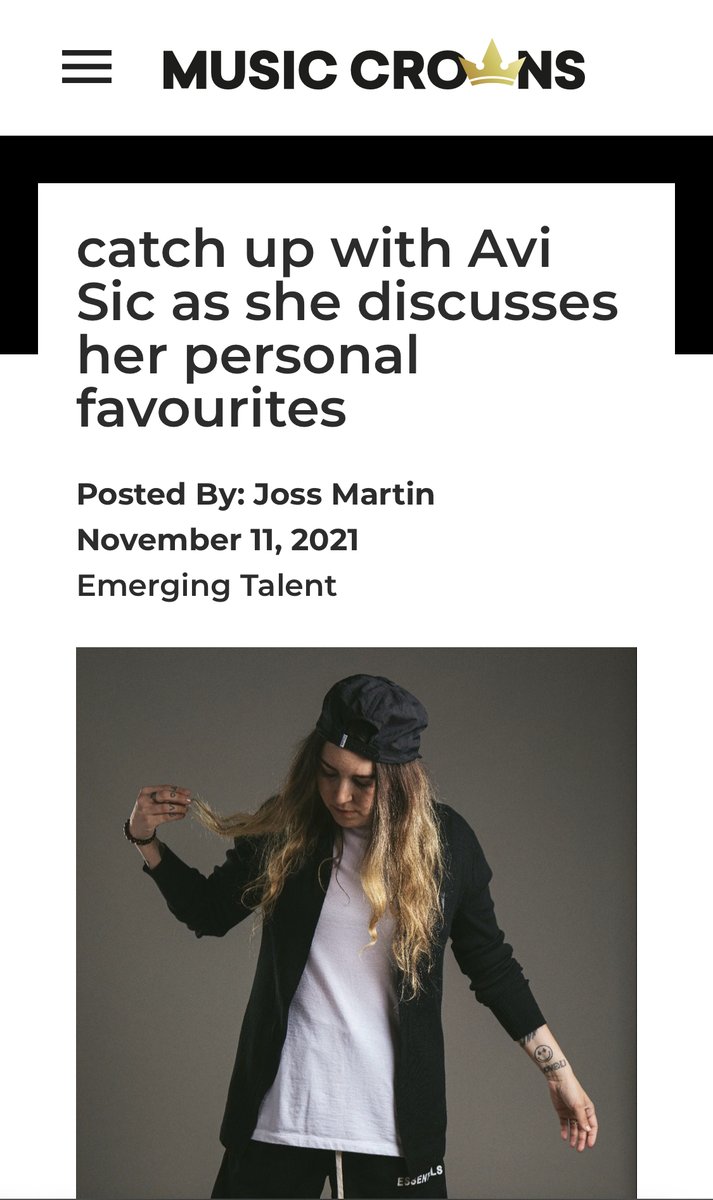 Sweet interview! musiccrowns.org/emerging-talen…