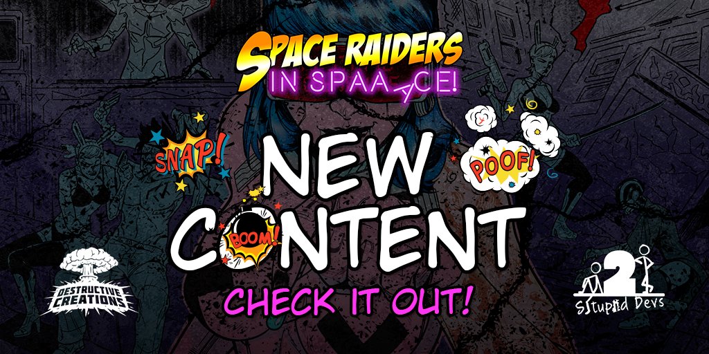 Together with our friends <a href="/2StupidDevs/">2 Stupid Devs</a>, we're celebrating the first anniversary of Space Raiders in Space!

They've added a new map for you to play, so enjoy \o/