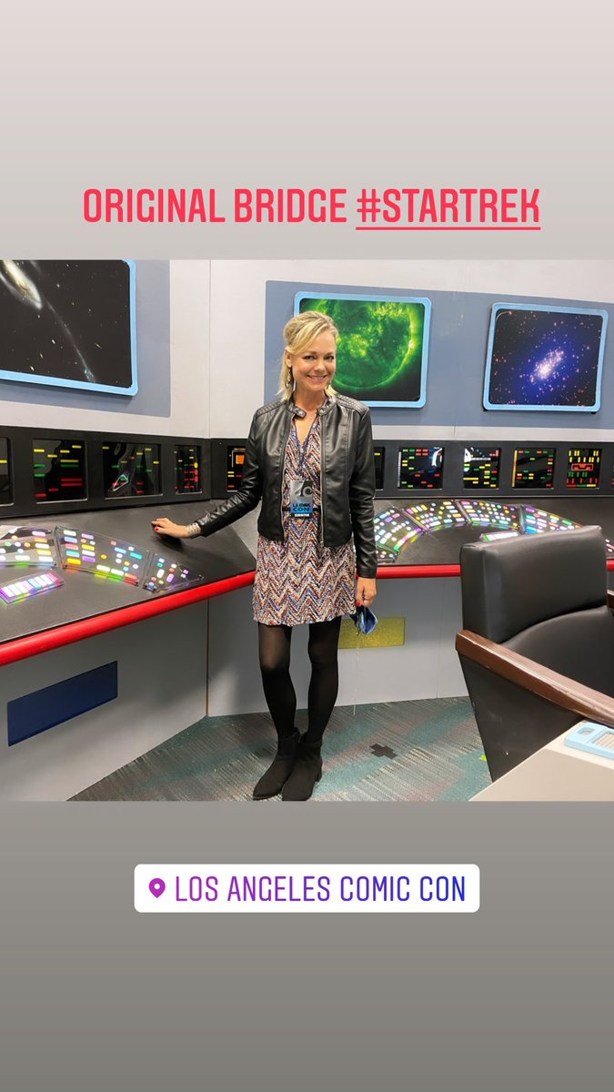 On the original bridge at <a href="/comicconla/">Los Angeles Comic Con</a> signing autographs for the fantastic convention! #StarTrek #OriginalBridge