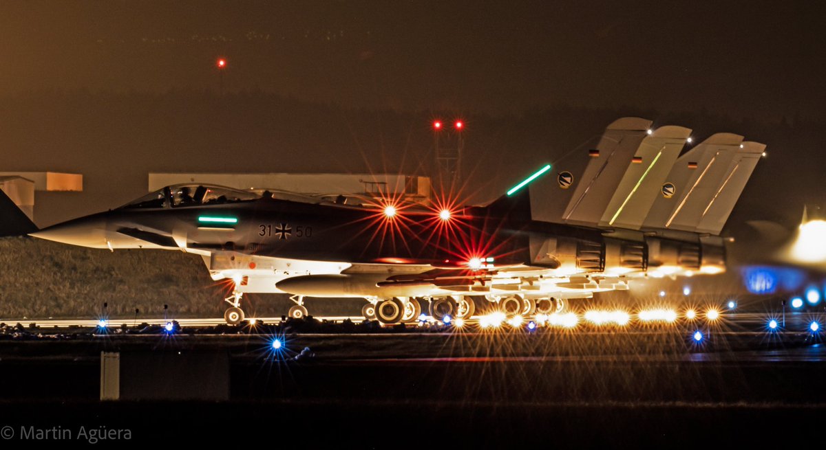 Martin Agüera (@agueramartin) on Twitter photo The Nightshift. They are NATO.
#Luftwaffe #EurofighterTyphoon #DefenceMatters #TaktLwG74 #Neuburg #Bundeswehr #WeAreNATO
<a href="/AirbusDefence/">Airbus Defence</a> <a href="/eurofighter/">Eurofighter Typhoon</a> <a href="/BAESystemsAir/">BAE Systems Air</a> @LDO_Aircraft <a href="/Team_Luftwaffe/">Team Luftwaffe</a> <a href="/bundeswehrInfo/">Bundeswehr</a> <a href="/BMVg_Bundeswehr/">Verteidigungsministerium</a> <a href="/RoyalAirForce/">Royal Air Force</a> <a href="/ItalianAirForce/">Aeronautica Militare</a> <a href="/EjercitoAire/">Ejército del Aire y del Espacio</a> The Nightshift. They are NATO.
#Luftwaffe #EurofighterTyphoon #DefenceMatters #TaktLwG74 #Neuburg #Bundeswehr #WeAreNATO
<a href="/AirbusDefence/">Airbus Defence</a> <a href="/eurofighter/">Eurofighter Typhoon</a> <a href="/BAESystemsAir/">BAE Systems Air</a> @LDO_Aircraft <a href="/Team_Luftwaffe/">Team Luftwaffe</a> <a href="/bundeswehrInfo/">Bundeswehr</a> <a href="/BMVg_Bundeswehr/">Verteidigungsministerium</a> <a href="/RoyalAirForce/">Royal Air Force</a> <a href="/ItalianAirForce/">Aeronautica Militare</a> <a href="/EjercitoAire/">Ejército del Aire y del Espacio</a>