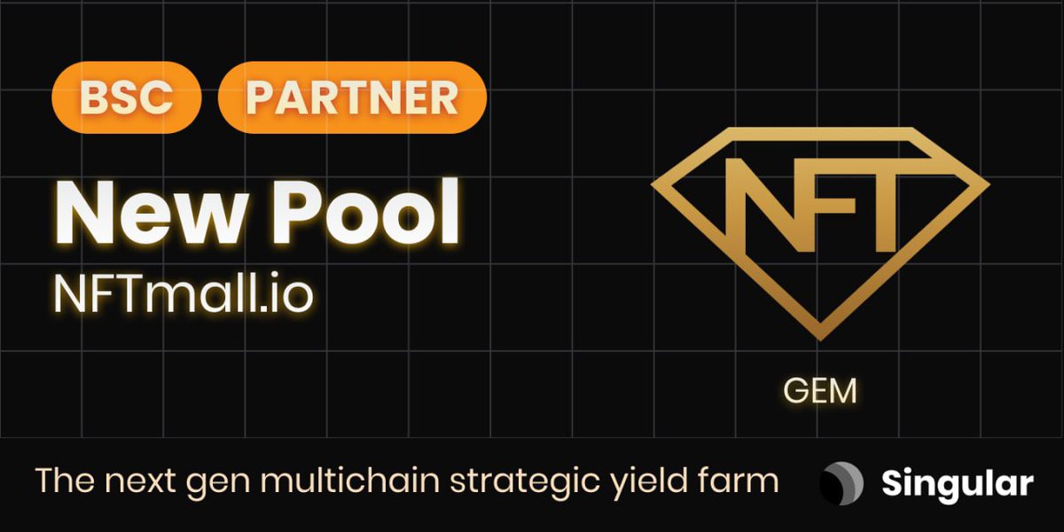 Our $GEM 💎 #staking Pool &amp; #yieldfarm is now LIVE <a href="/singularfarm/">Singular.Farm</a>🔥

- Stake $GEM Earn $SING
- Stake $GEM/ $BNB LP Earn $SING
- Early Staking high APR!🚀

📌 Stake $GEM &amp; $GEM- $BNB LP @ singular.farm/farm/28

#YieldFarming #Staking #DeFi #NFTs #ecommerce #GEM #NFTMarketplace