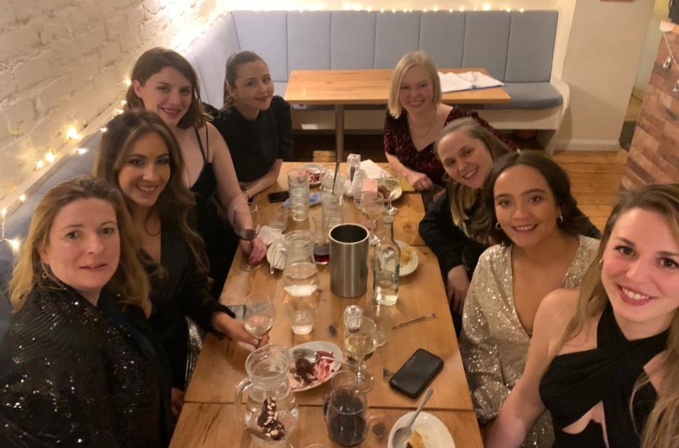 SoundBitePRUK's tweet photo. Sound Bite PR's Christmas party last Friday🎄We had a lovely time and it couldn't be otherwise accompanied by such inspiring women. To many more as a team🥂
#pragency #soundbitepr #PublicRelations #Edinburgh https://t.co/FHDsz33DYb