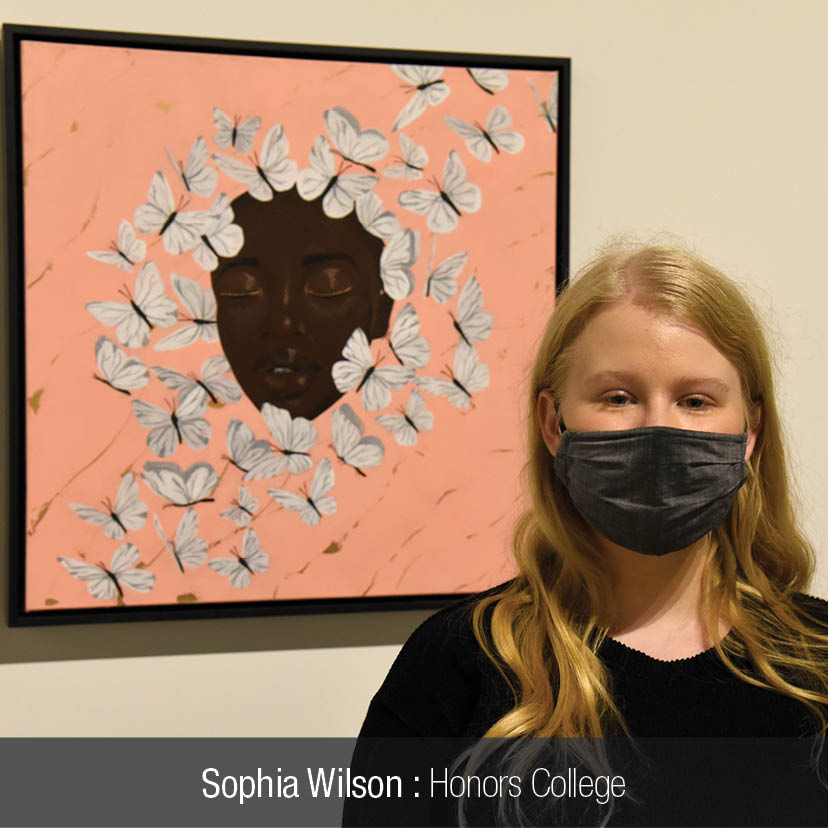Mikayla Makle, president <a href="/wsubsu/">BSU WSU</a> chose “Tell Her Things Will be Different, The Ingratitude of the Girl, &amp;  The Idea of Freedom” by Lisa Myers Bulmash. Sophia Wilson, <a href="/_WSUHonors/">WSU Honors College</a> and chose “Sweetened” by Maya Milton. @MikaylaMakle <a href="/wsubsu/">BSU WSU</a> <a href="/jschnitzerff/">JSFF</a> @_lisa_mb_ @21entities