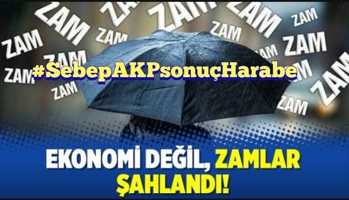 Fsun97967756's tweet photo. @__mavis____ Yapılan zamları unutmayacağız unutturmayacağız 
#SebepAKPsonuçHarabe https://t.co/vO4s2z33eW