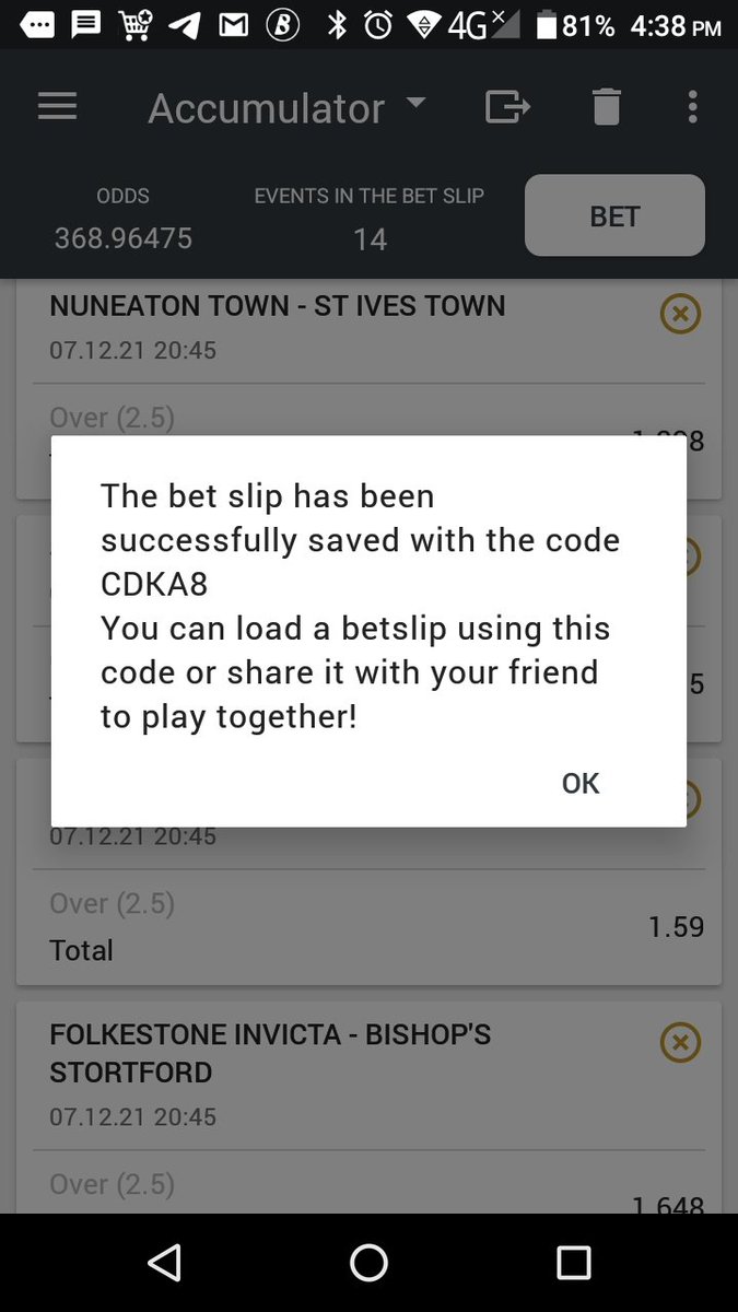 PROFetips's tweet photo. @SK_ENTERPRISE1 368 ODDS on MELBET.
https://t.co/UR8rT53hXB
Come enjoy best odds. Join us on telegram.
https://t.co/UR8rT53hXB https://t.co/ErbE4WXwsQ