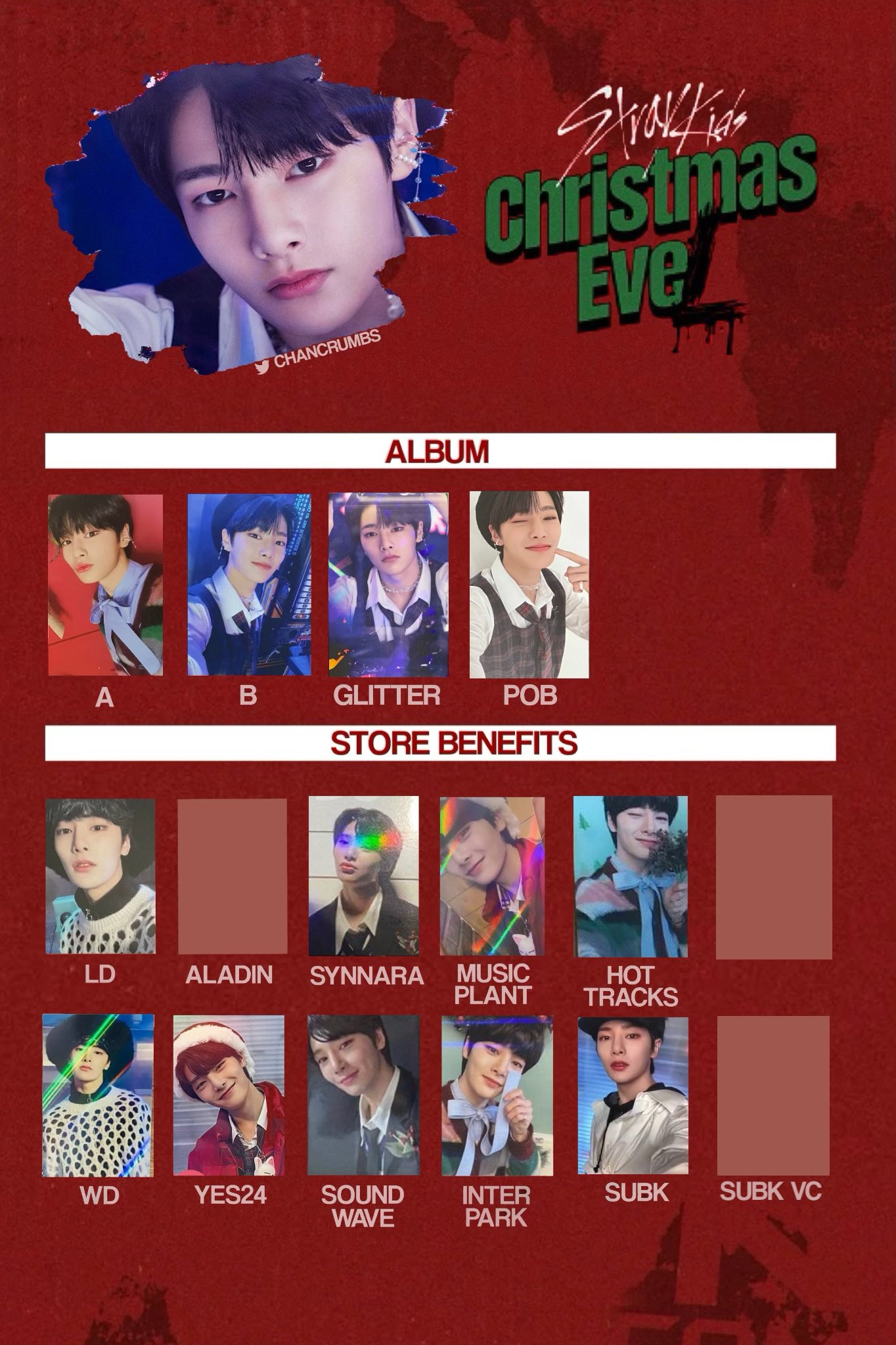 straykids フィリックス CHRISTMAS EVELスミン 特典トレカ