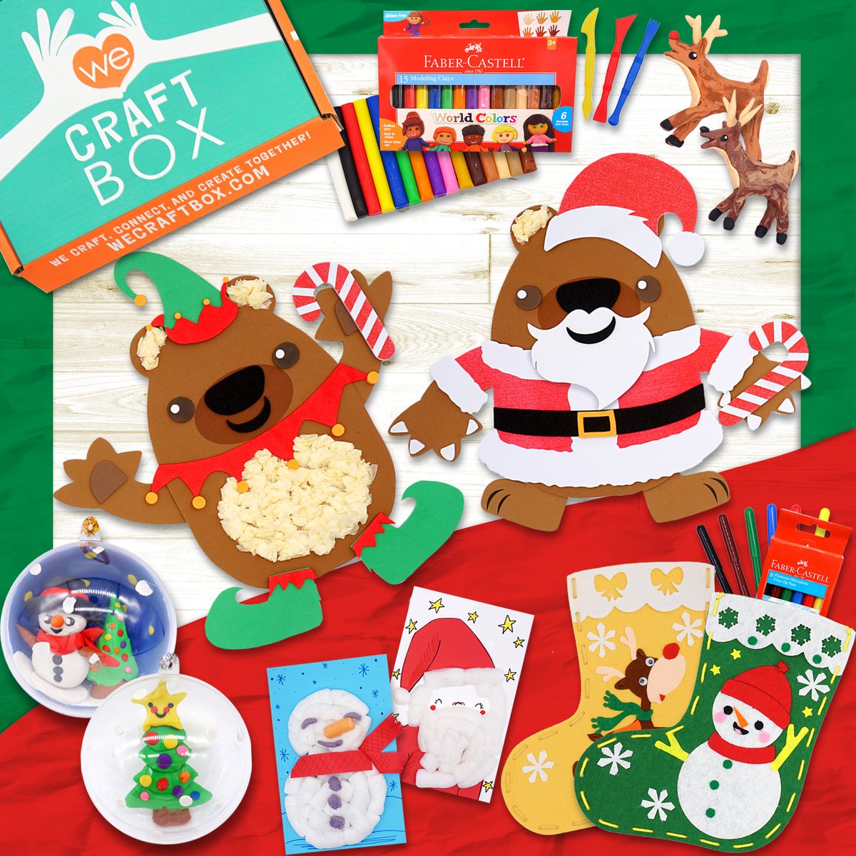 Give the gift of creativity with We Craft Box – Gifting an experience that keeps on giving every month and opens the door to creativity, less screen time, and the opportunity for bonding with parents, grandparents, loved ones far away, family, and friends <a href="/WeCraftBox/">We Craft Box</a>