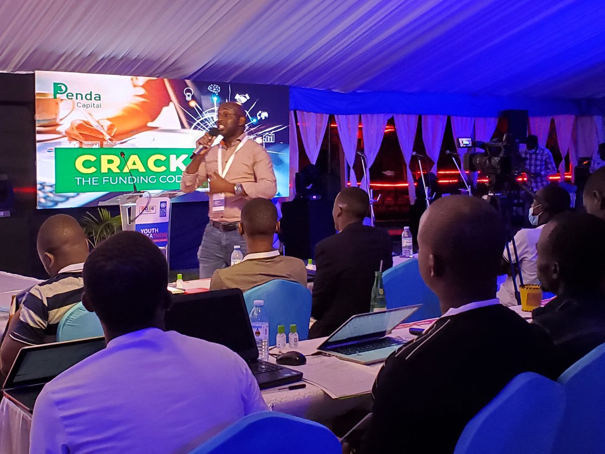 How do you crack the funding code? 
You need to love money with a discipline &amp; embrace a mindset that you create by;
✅Reading about money
✅Having a vision
✅Visualizing
✅Always having a budget
<a href="/CapitalPenda/">Penda</a>'s <a href="/muhweziak/">Andrew Muhwezi</a> starting this session on a #financial note. #NASEBootcamp