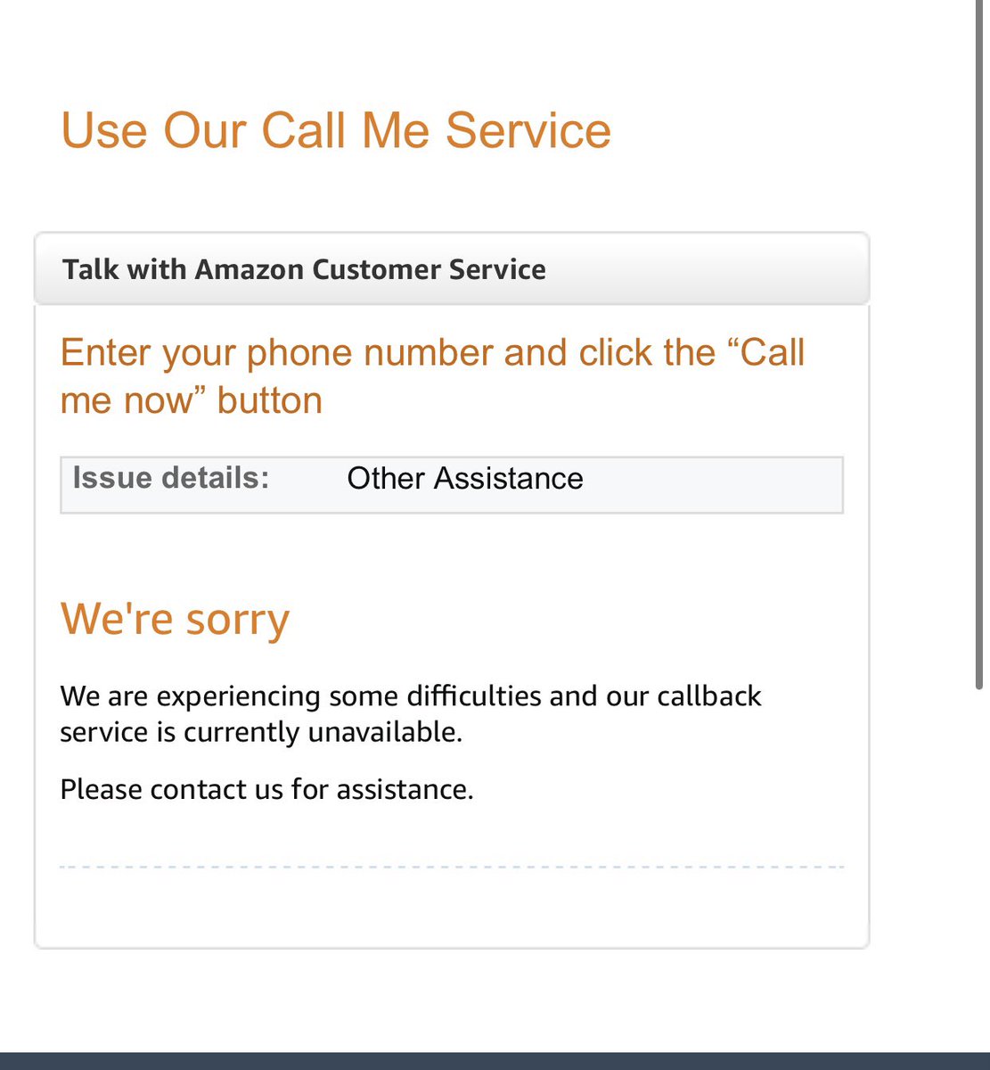 Legallagher_22's tweet photo. @AmazonHelp This also isn’t working https://t.co/oMIN3lBRHN