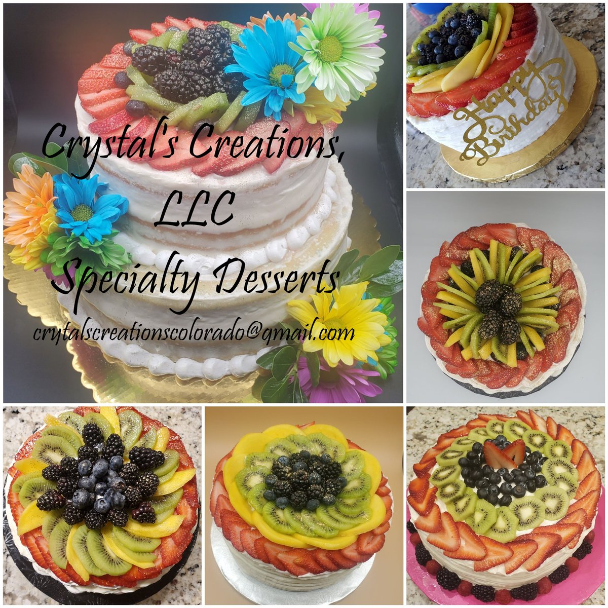 ColoradoGenXGal's tweet photo. How about a Spring fling cake with this Spring-like weather? This is still my most popular cake even through the winter holidays! Place your order by December 15th! Email me at crystalscreationscolorado@gmail.com. Thanks! Crystal https://t.co/wL2SDz1UmU