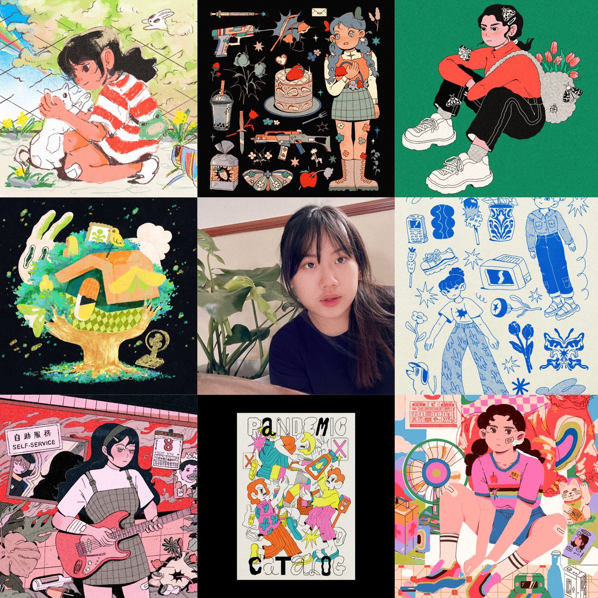 half of these are unfinished but this year I focused on having fun! ✹ #artvsartist2021 