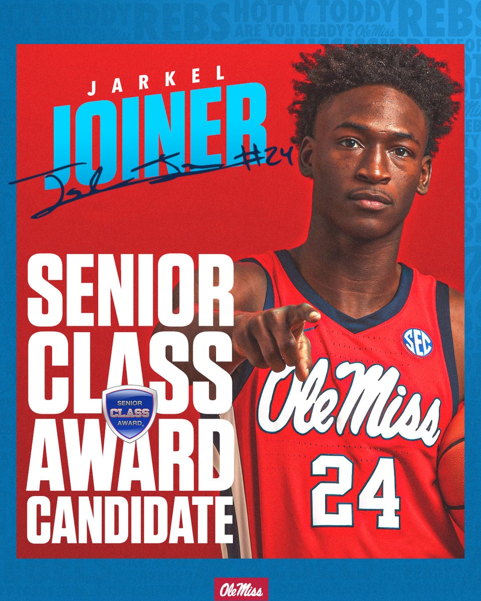 OleMissMBB's tweet photo. Hometown hero on the court, in the classroom, and in the community

📰 https://t.co/CtW3XpoeBA

@JarkelJoiner | #HottyToddy https://t.co/OfTzANI9sD