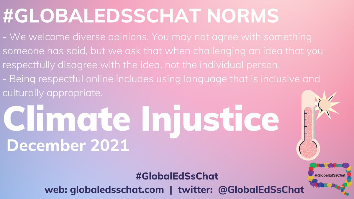 GlobalEdSsChat's tweet photo. We're live: https://t.co/RockdLCd1D

Whether you're returning or are a first-time participant in this Tweet &amp; Talk, here are the norms as developed by the student leaders! 

Thank you in advance for making this a great place to connect, learn and share. #GlobalEdSschat https://t.co/f4GcPzoYQq