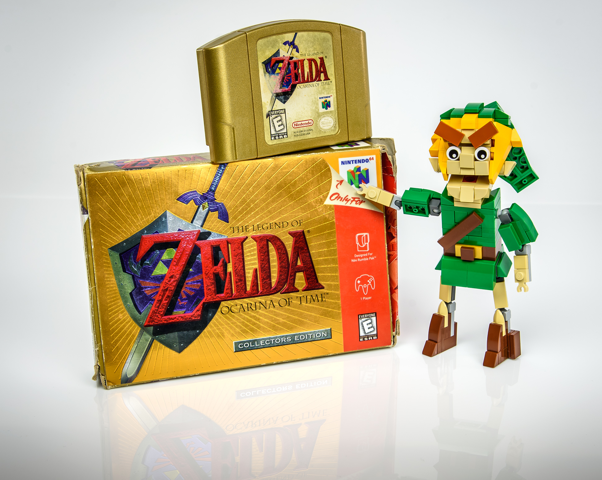 Baron Julius von Brunk on X: #TriforceTuesday: no big deal, just flexing  my original version 1.0 Legend of #Zelda: Ocarina of Time cartridge with  the special shiny box!  / X