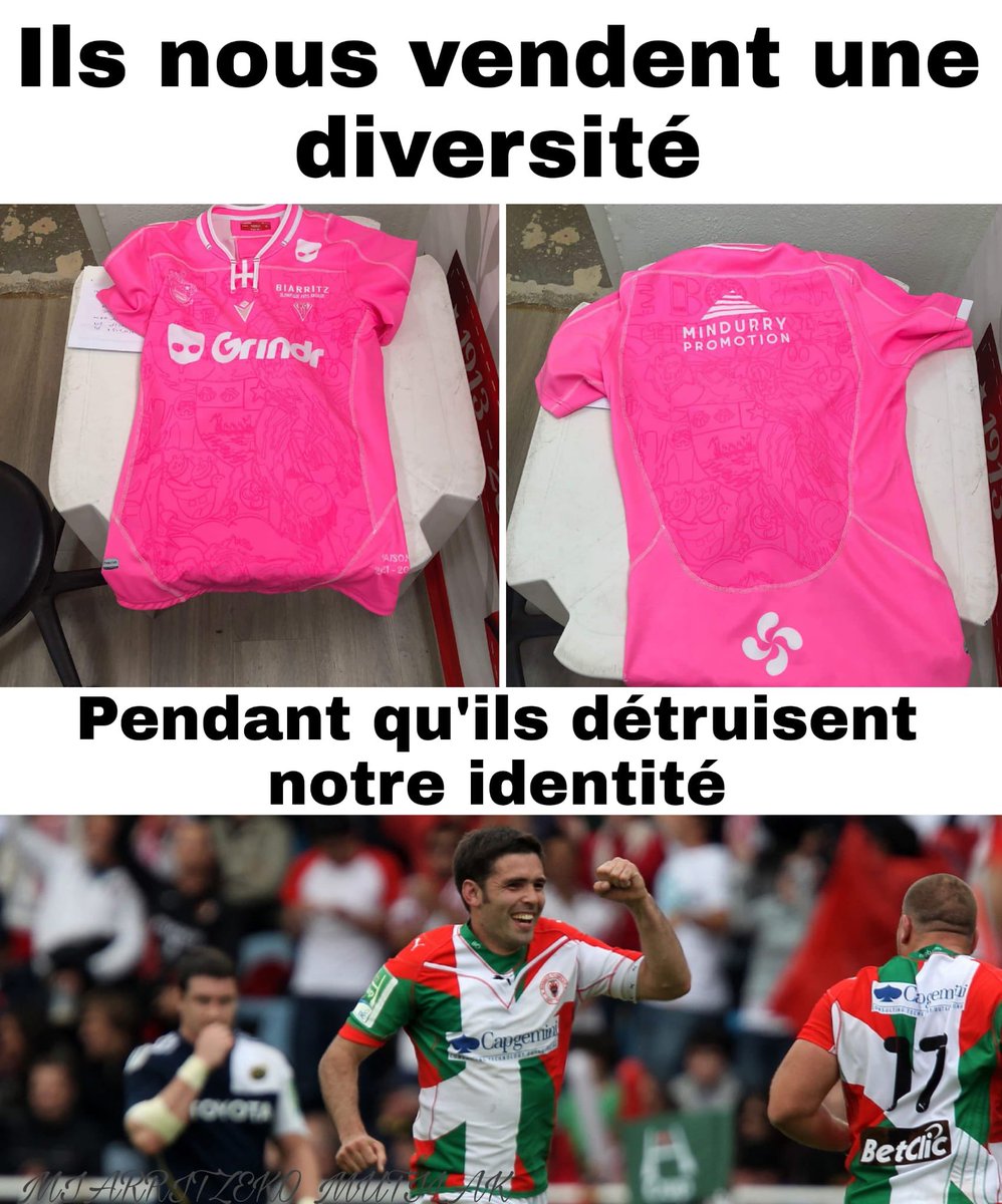 « Il ne respecte donc pas le Biarritz olympique, crache sur l'institution pour ses petits intérêts personnels ».

« Beraz ez du miarritzeko taldea errespetatzen, tu egiten du instituzioari bere lukura ttipi personnalentzat ». 

#NundaGureIkurriña