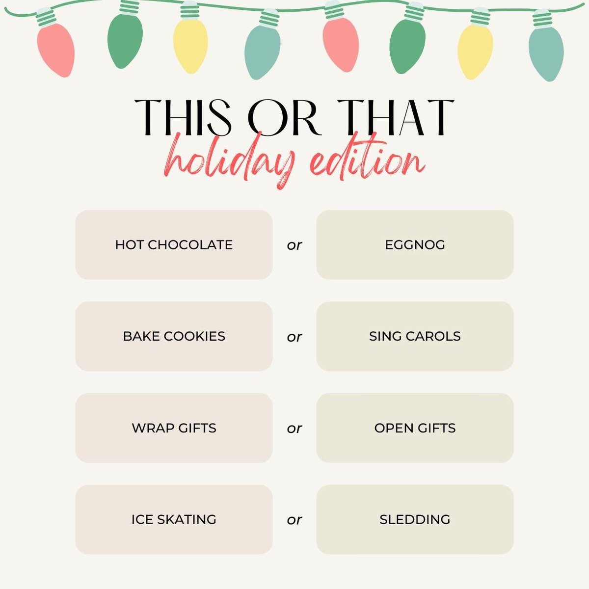 LAChisholm's tweet photo. What are you choosing? Let me know in the comments your favorite holiday traditions!

#homesellingtips #sellingyourhome 
#homebuyingtips #buyingahome #homesweethome #topnotchrealtor #feelsslikehome #yegre #edmonton #realestate #teamchisholm #signatureedge https://t.co/6KxxaCvcwb