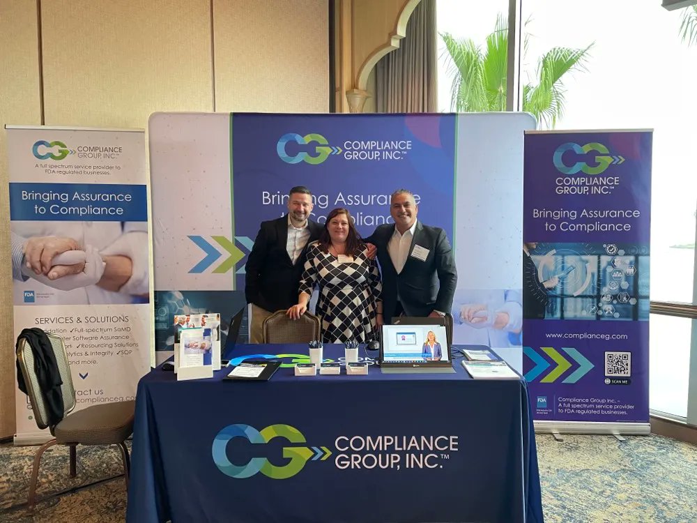 ComplianceGrou1's tweet image. Day One recap #ComputerSystemsValidation & #SoftwareAssurance #KENX #conference
Proud panelist members with Louie Rayal (@AbbottNews), Garth Conrad #Flex, & Mohamad (@hematogenix) during the #Industry40 session. Special guest via Francisco Vicenty @US_FDA 
buff.ly/3pt039m
