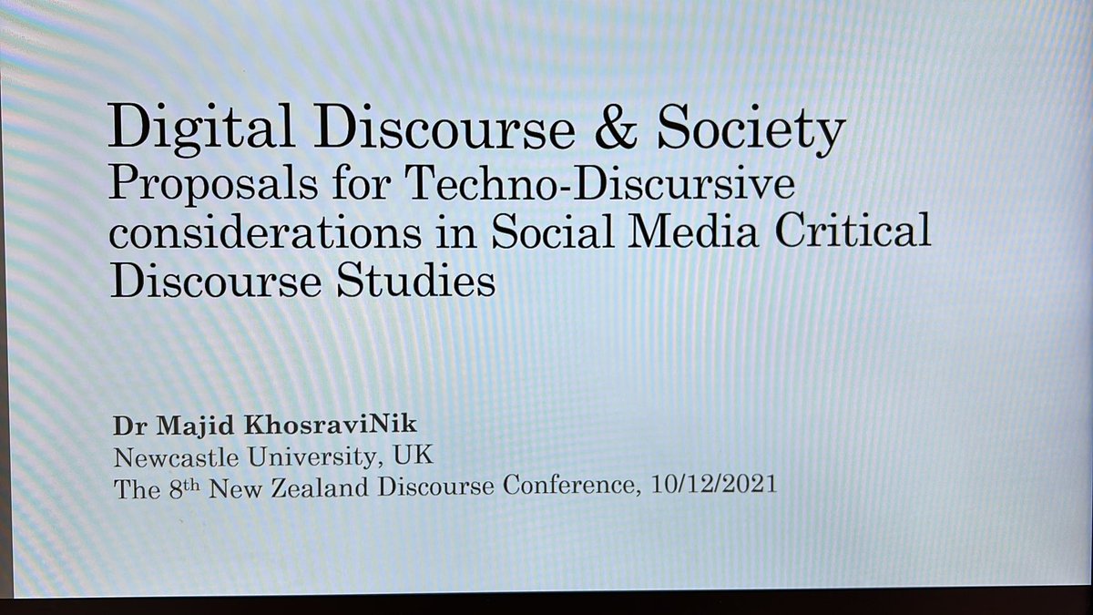 Majid KhosraviNik tweet media