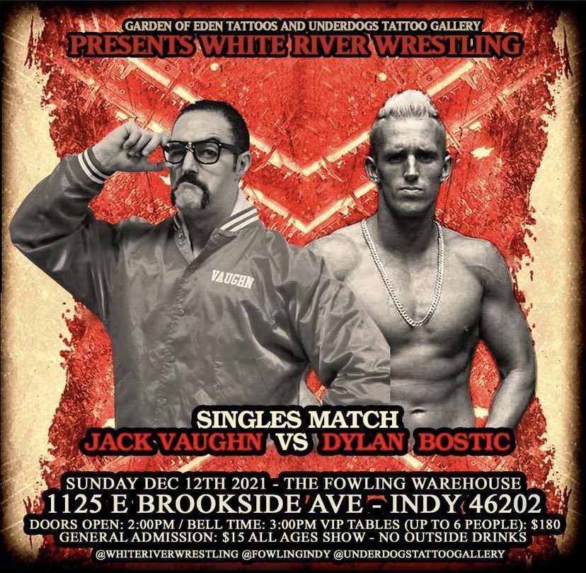 <a href="/Dylan_Bostic/">Dylan Bostic</a> is big on social media. And social media killed professional wrestling. Ipso facto, Dylan Bostic killed professional wrestling. I’ll do my part to #fixprowrestling this Sunday at <a href="/WhiteRiverWres/">WhiteRiverWrestling</a>