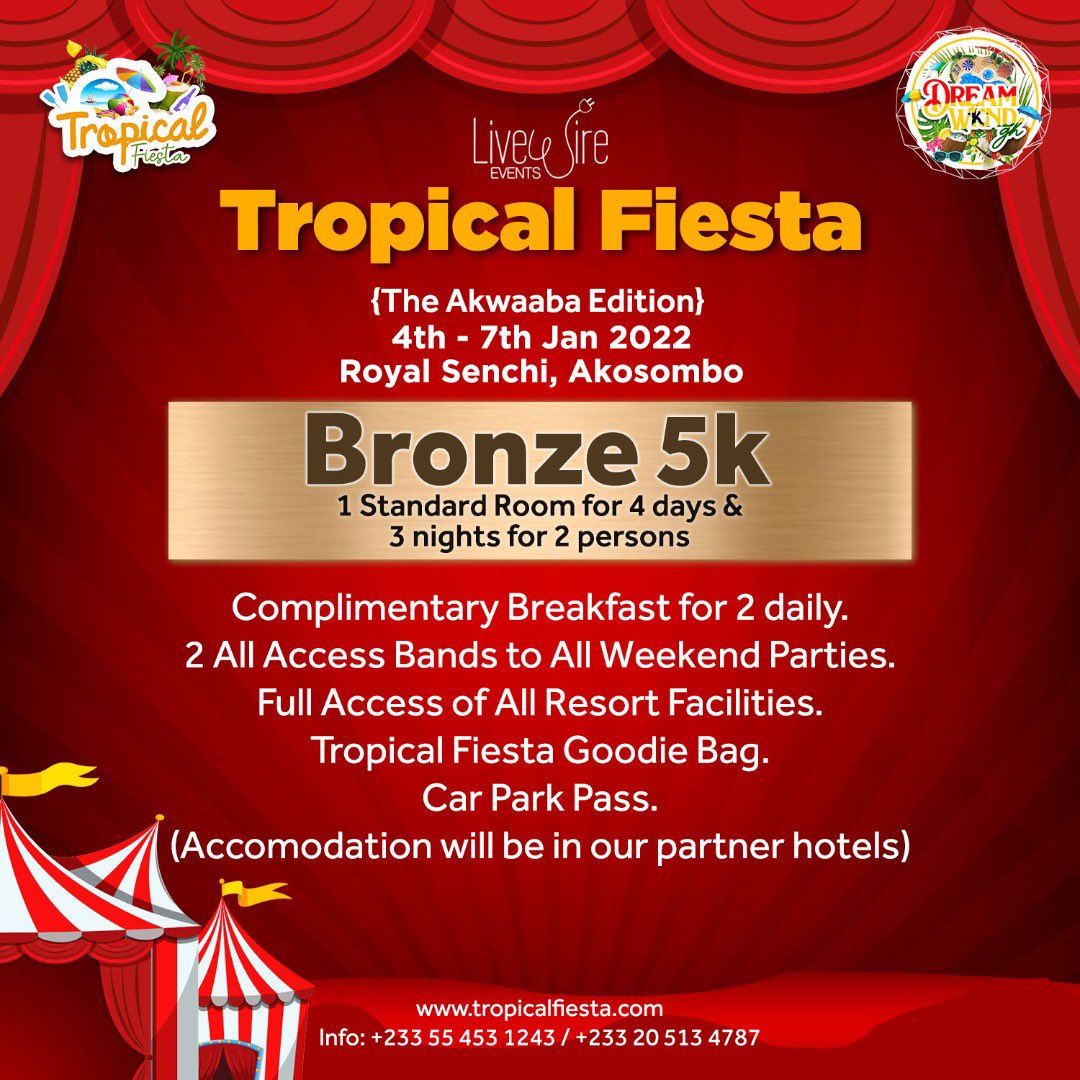 BamNation6's tweet photo. Platinum package is sold out....you can get your #TropicalFiesta tickets and Packages on the flyers below....#CircusIsComing https://t.co/fT3jSsu2oY