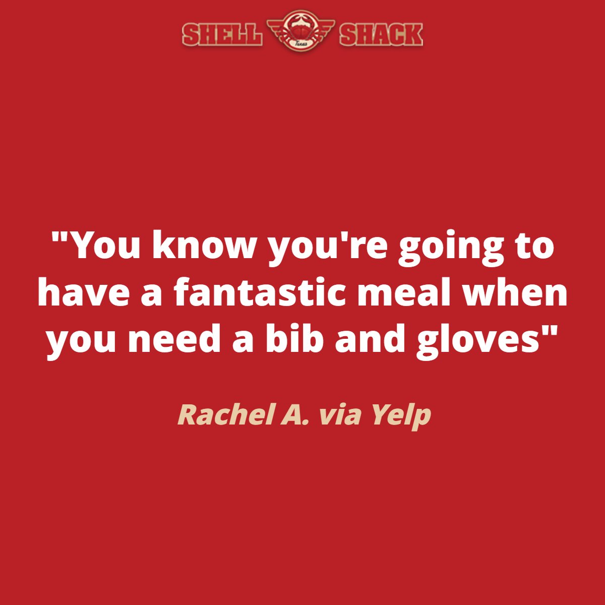 ShellShackPlano's tweet photo. When it comes to seafood boils, the messier, the better! Don't worry, though. We'll give you a bib and gloves so you can walk out of our restaurant with a clean shirt! #SeafoodBoil https://t.co/OjbCYEKNYO