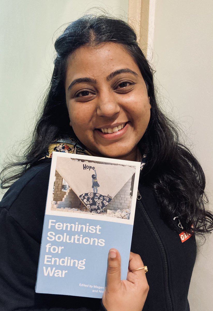 Just received my copy of #FSEW! #ChapterPublication Excited as I begin to read through pages nurtured with #feministideas to #endwar build #peace
A big thank you to @shwets_singh ♥️Kudos to @MeganhMackenzie & @nlwegner
#WPS #Youth4Peace #YPS  #EducationforPeace #16DaysofActivism