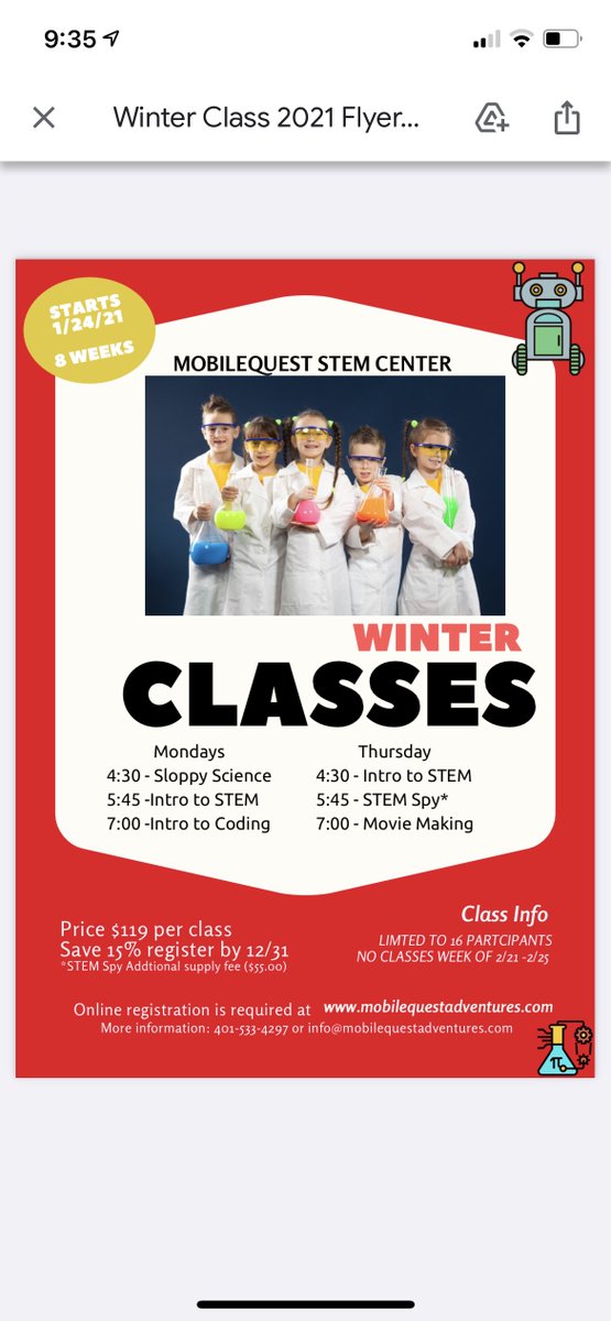 Star Wars day today! Lots of fun 🤩 check out our class offerings