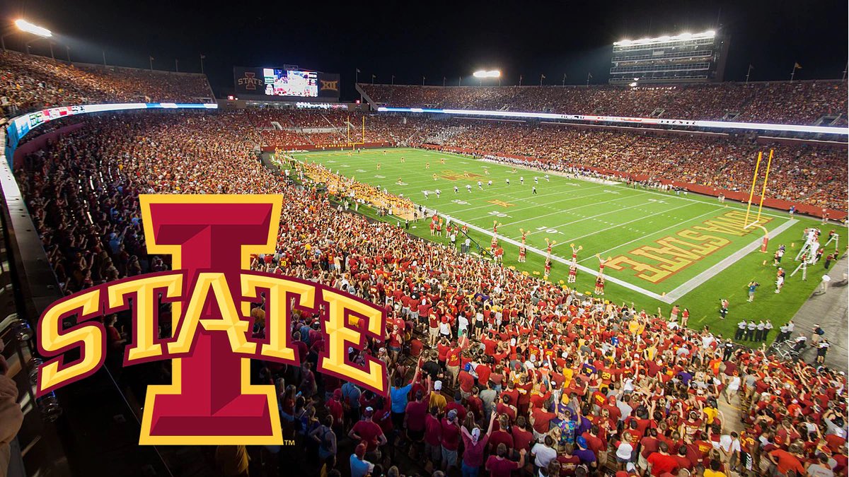 After a great sit down with @coach_horsepwr, I am thankful to say I have received an offer from Iowa State University #GoCyclones