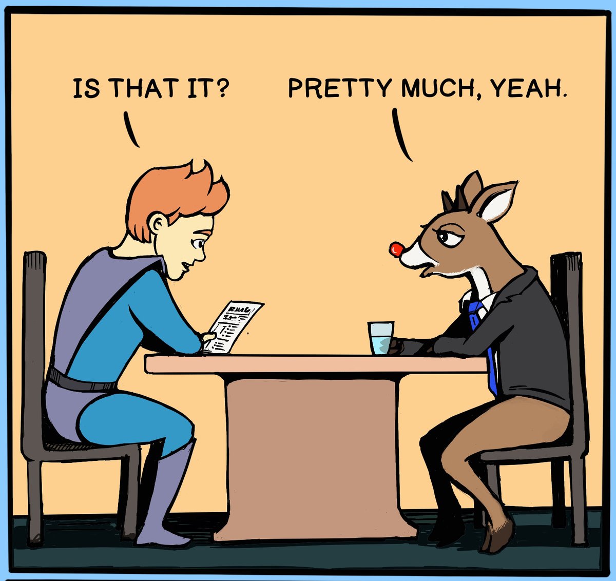 GrimAndGraham's tweet image. Rudolph.