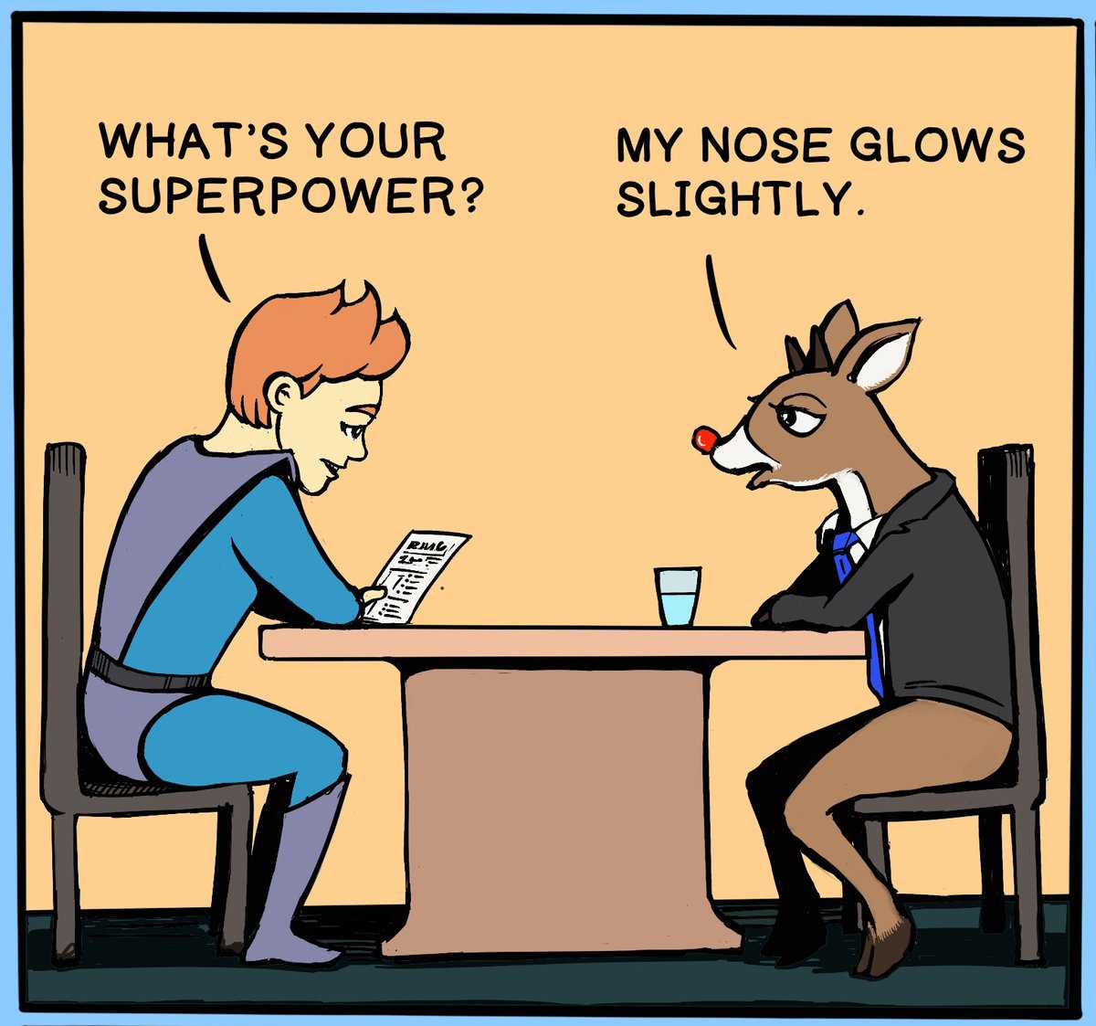 GrimAndGraham's tweet image. Rudolph.