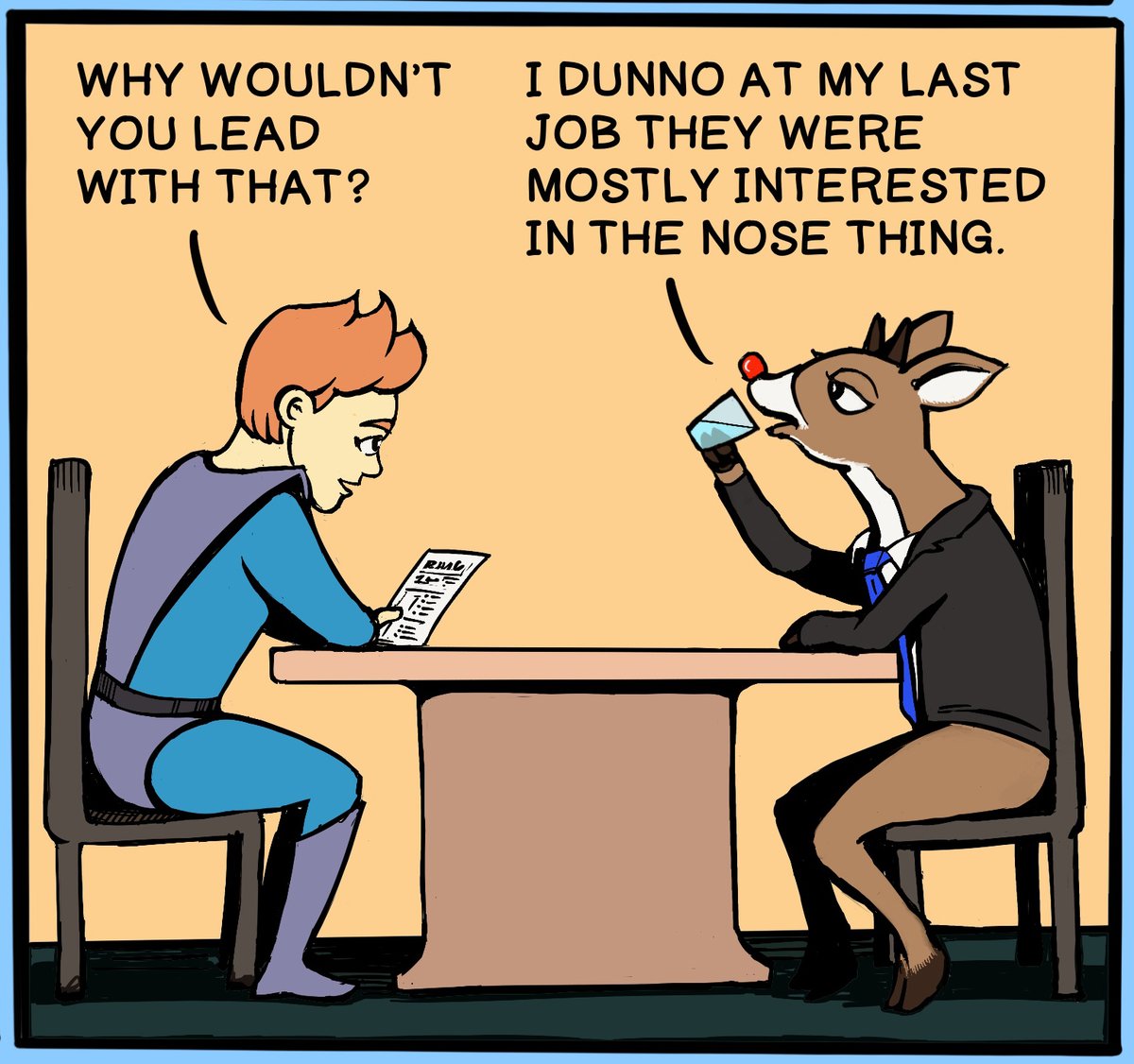 GrimAndGraham's tweet image. Rudolph.