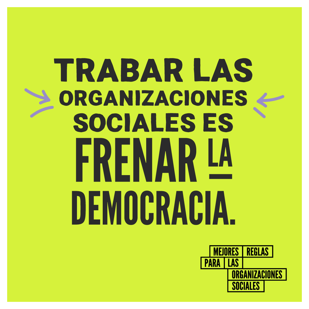 Dejá tu firma en bit.ly/3xqNQno
Visibilizar el pedido, publicá nuestras piezas en tus redes sociales. ¡Sumate!

Mejores Reglas para las OSC está promovido por Sociedad Civil en Red y cofinanciado por Unión Europea en Argentina. 🤝🇦🇷